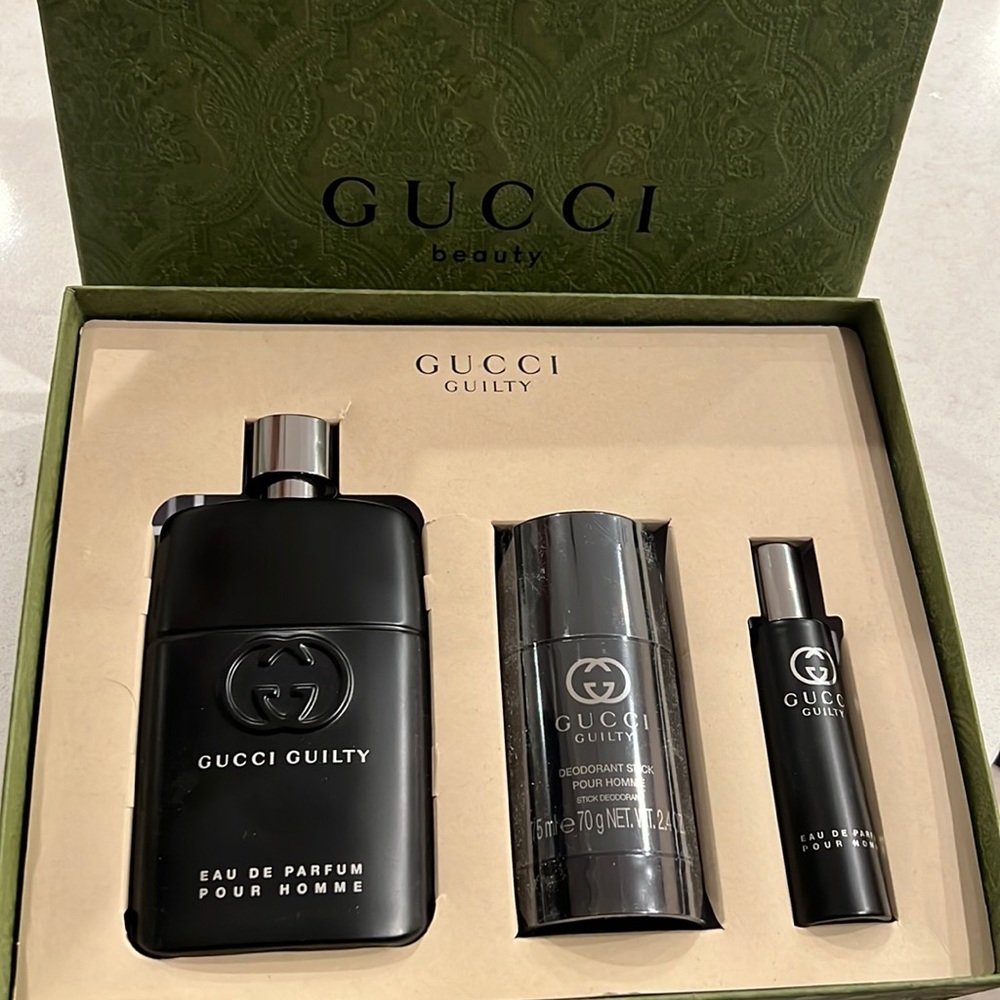 Gucci Guilty travel pack for men